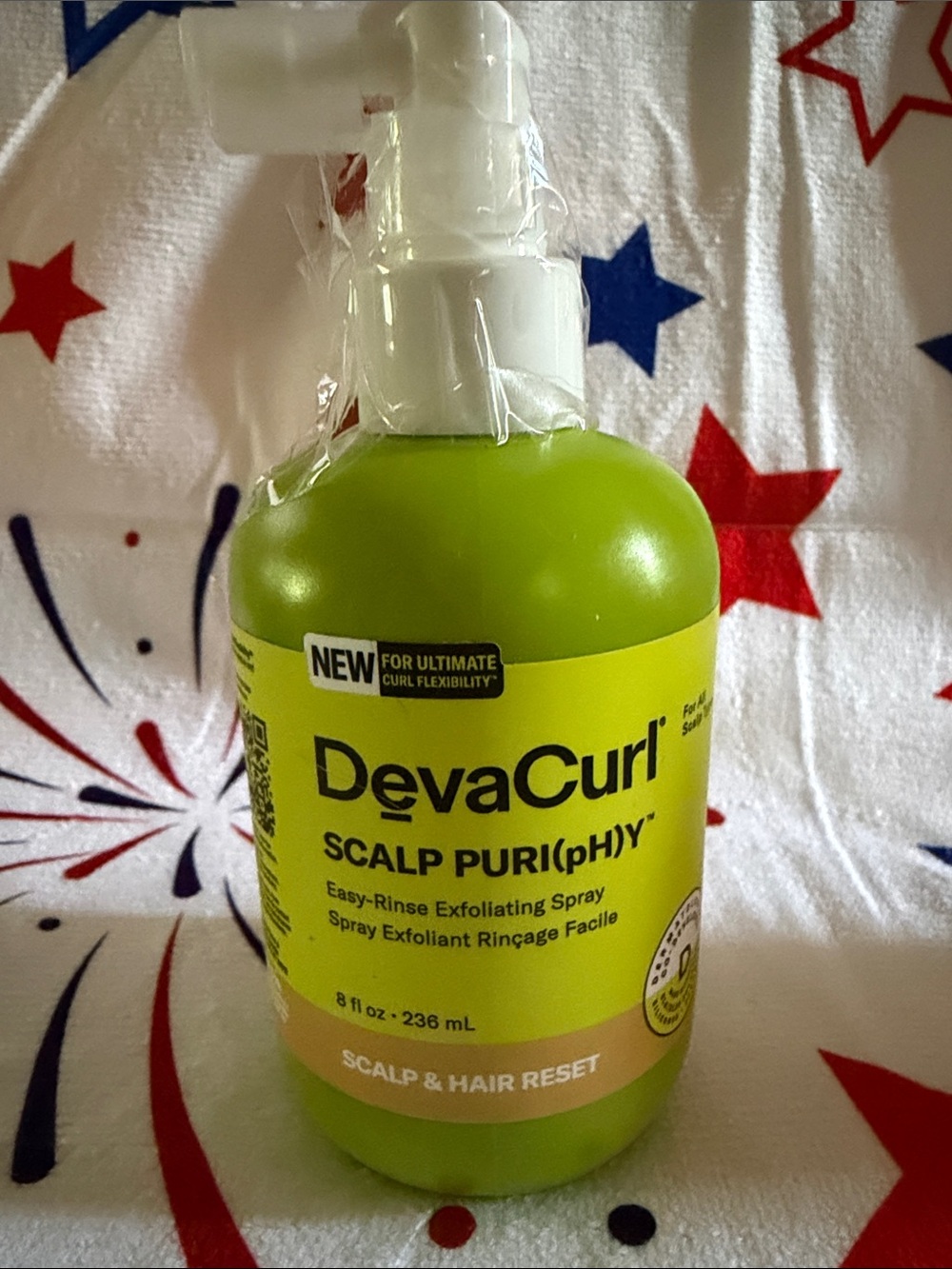 DevaCurl Scalp Puri(pH) Exfoliating Spray - Lime Green